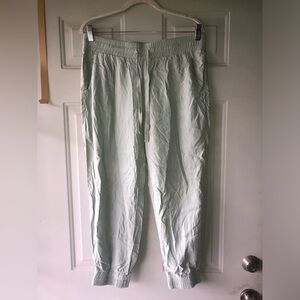 Cloth & Stone Anthropologie sage green joggers size M